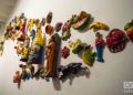 Obra del cubano Antonio Eligio Fernández en la galería Factoría Habana, durante la XIII Bienal de La Habana. Foto: Otmaro Rodríguez.