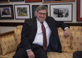El fiscal general de EE.UU., William Barr. Foto: AP.