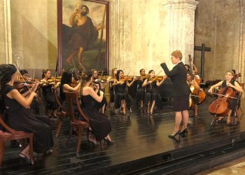 Camerata Romeu en la Basílica de San Francisco de Asís. Foto: eusebioleal.cu