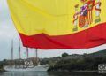 Entrada a la bahía de La Habana del buque escuela "Juan Sebastián de Elcano" de la Armada Española. Foto: Otmaro Rodríguez.