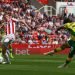 Onel Hernández marcó el primer gol del Norwich en el empate contra en el Stoke City. Foto: Tomada del Twitter del Norwich City