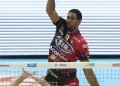 León al ataque. Foto: Tomada de Lega Pallavolo