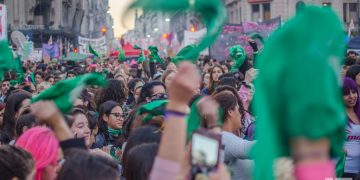 Manifestación pro aborto en Argentina. Foto: Kaloian.