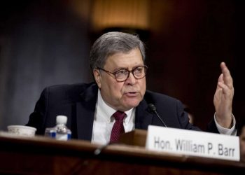 William Barr testimonia ante el Congreso, jueves 1 de mayo de 2019. Foto: Andrew Harnik, AP.