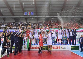 Civitanova se coronó campeón del voleibol italiano con una espectacular remontada frente al Perugia.  Foto: Michele Benda