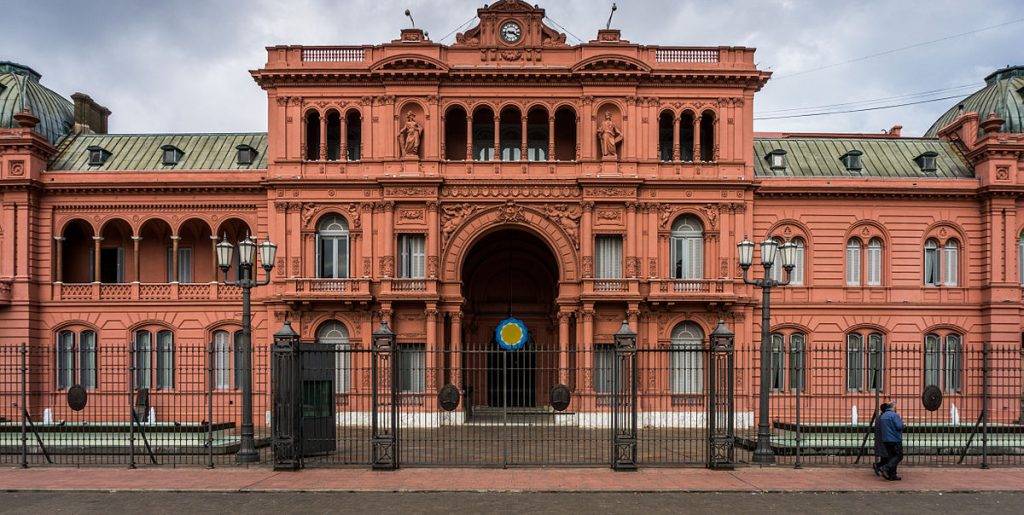La Casa Rosada en Buenos Aires. Foto: Wikipedia.org.