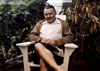 Hemingway en Finca Vigía, cerca de 1947. Foto: Colección Ernest Hemingway / John F. Kennedy Presidential Library and Museum, Boston.