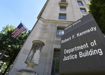 Departamento de Justicia de Estados Unidos. Foto: AP.