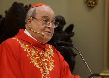 Cardenal Jaime Ortega Alamino en la homilía en la Catedral de Notre Dame de Quebec, septiembre de 2014. Foto: CNS / Deborah Gyapong, Canadian Catholic News.