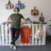 La cofundadora de la marca de moda "Clandestina", la española Leire Fernández, posa para Efe el miércoles 5 de junio de 2019 en su tienda "Pop-up" (efímera), en pleno barrio de Brooklyn, en Nueva York. Foto: Miguel Rajmil / EFE.