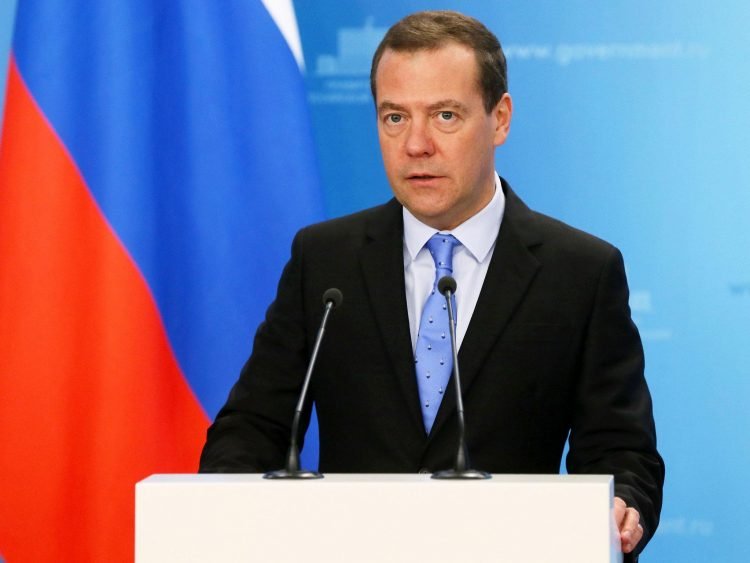 El primer ministro de Rusia Dmitri Medvédev. Foto: independent.co.uk