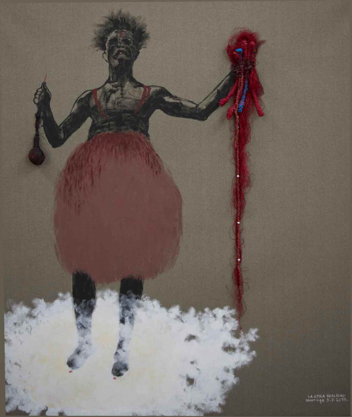 Obra "La otra realidad", del artista cubano Santiago Rodríguez Olazábal.