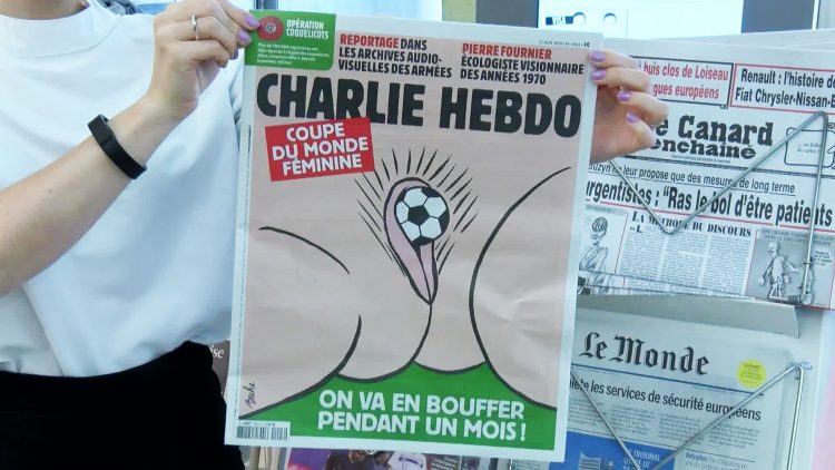 Último número de "Charlie Hebdo". Foto: Ruptly.