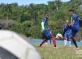 Entrenamiento de la selección cubana de fútbol para la Copa de Oro 2019. Foto: Otmaro Rodríguez.