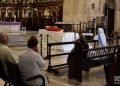 El cuerpo del fallecido cardenal Jaime Ortega en capilla ardiente en la Catedral de La Habana, el viernes 26 de julio de 2019. Foto: Otmaro Rodríguez.