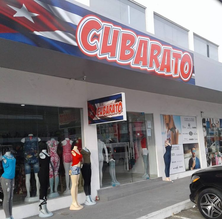 La tienda Cubarato, una de las tantas especialmente dirigidas a cubanos en la Zona Libre del Canal de Panamá. Foto: @cubaratoZL / Facebook.
