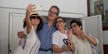 Laura de la Uz, Fernando Pérez, María Isabel Díaz y Daisy Granados. Foto: Danier Ernesto González / Telecristal-Holguín.