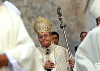 Fotografía de archivo del Cardenal Jaime Ortega (1936-2019). La fundación que lleva su nombre, fue presentada este jueves en La Habana. Foto: Alejandro Ernesto/Archivo/OnCuba