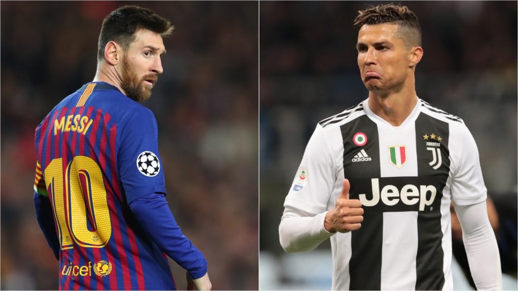 Messi (izq) y Cristiano Ronaldo, otra vez entre los aspirantes al premio anual de la FIFA. Montaje fotográfico: goal.com