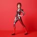 Esta imagen publicada por Mattel muestra a Barbie vestida de Ziggy Stardust, en conmemoración del 50mo aniversario de la icónica canción "Space Oddity" de David Bowie. Foto: Mattel vía AP.