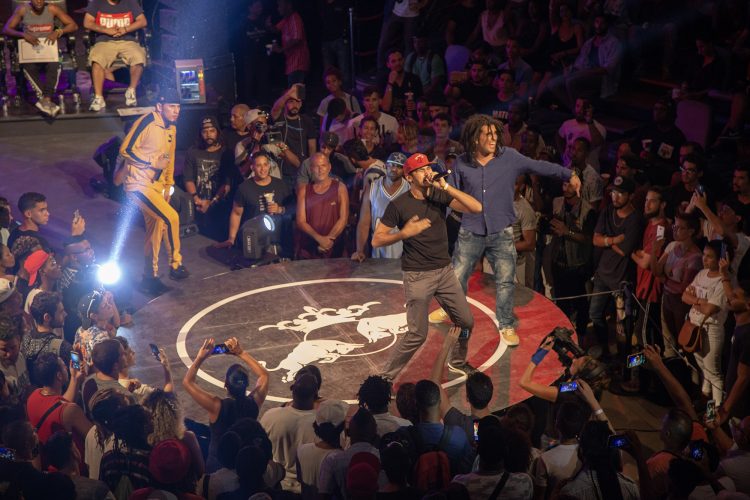 El Centro Cultural Bertolt Bretch fue la sede del Red Bull Batalla de Gallos 2018. Foto. Cortesía Red Bull Batalla de Gallos Cuba.