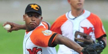 El villaclareño Freddy Asiel Álvarez fue el primer refuerzo pedido, por Matanzas, para la segunda fase de la 59 Serie Nacional. Foto: Ricardo López Hevia / Archivo.