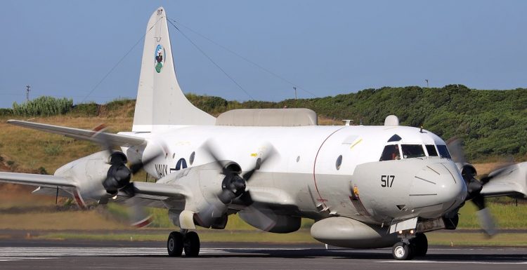 Aeronave EP3 estadounidense. Foto tomada de la cuenta de Twitter del Comandante venezolano Codai.