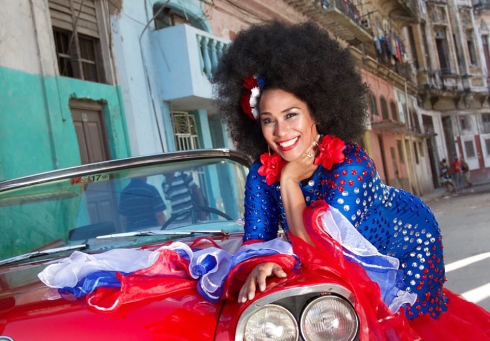 La cantante cubana Aymée Nuviola. Foto: Tomada del perfil de Facebook de la artista.