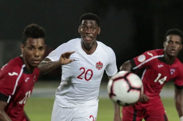 Momento del partido entre Cuba y Canadá, en la segunda fecha de la Liga de las Naciones de la Concacaf. Foto: concacafnationsleague.com