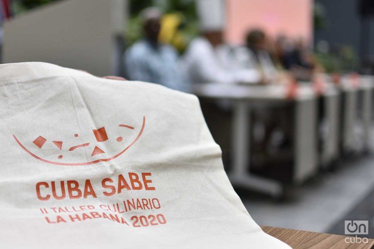 Conferencia de prensa del segundo Taller Culinario Cuba Sabe, que se realizará en La Habana en enero de 2020. Foto: Otmaro Rodríguez.