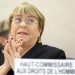 La Alta Comisionada de Naciones Unidas para los Derechos Humanos, Michelle Bachelet, asiste a la apertura de la 42da sesión del Consejo de Derechos Humanos en la sede europea de Naciones Unidas, en Ginebra, Suiza, el lunes 9 de septiembre de 2019. Foto: Salvatore Di Nolfi/Keystone vía AP.