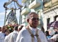 Juan de la Caridad García Rodríguez, nuevo cardenal de Iglesia Católica en Cuba, participa en la procesión de la Virgen de Regla, en La Habana, el 7 de septiembre de 2019. Foto: Otmaro Rodríguez.