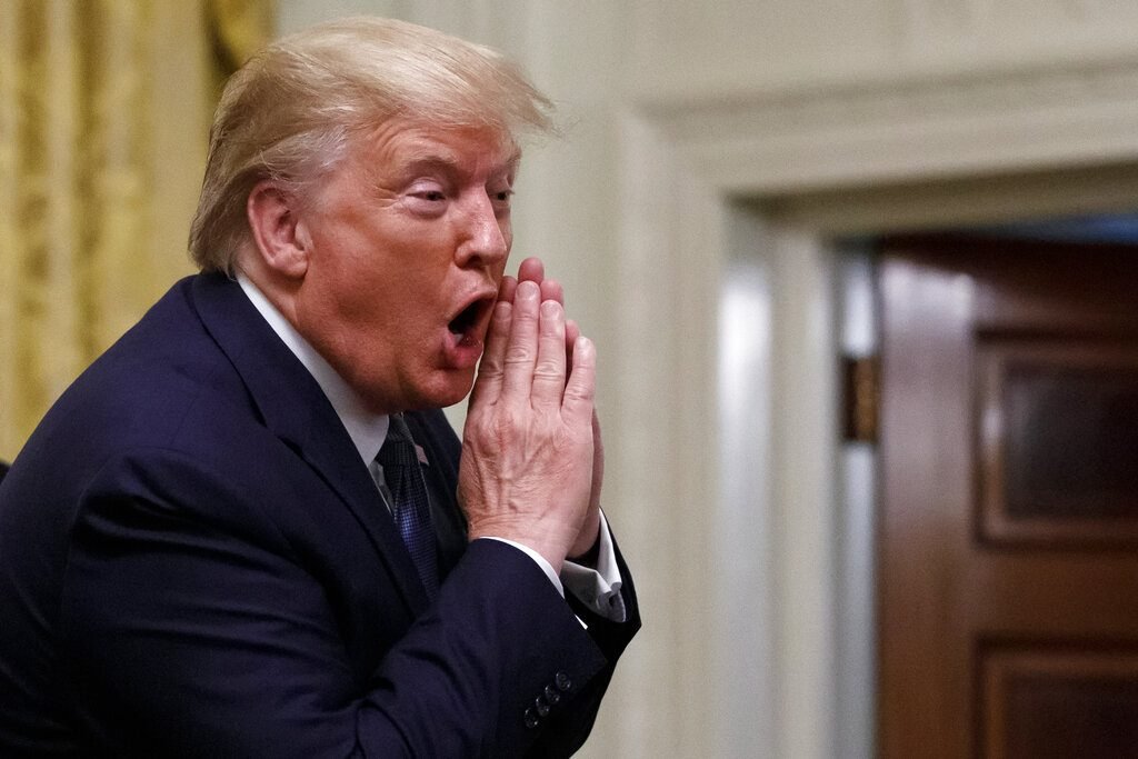 El presidente Donald Trump habla durante un evento en la Casa Blanca, en Washington, el viernes 4 de octubre de 2019. Foto: Carolyn Kaster / AP / Archivo.