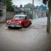 Lluvias localmente intensas, registradas en la tarde del 5 de octubre de 2019, que inundaron algunas zonas de la ciudad de Holguín, en el oriente de Cuba. Foto Juan Pablo Carreras / ACN.