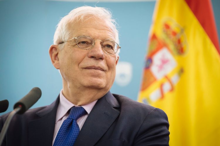 El canciller español Josep Borrell, quien ocupará el cargo de alto representante comunitario para las Relaciones Exteriores y vicepresidente de la Comisión Europea. Foto: Jure Makovec/AFP/Getty Images.