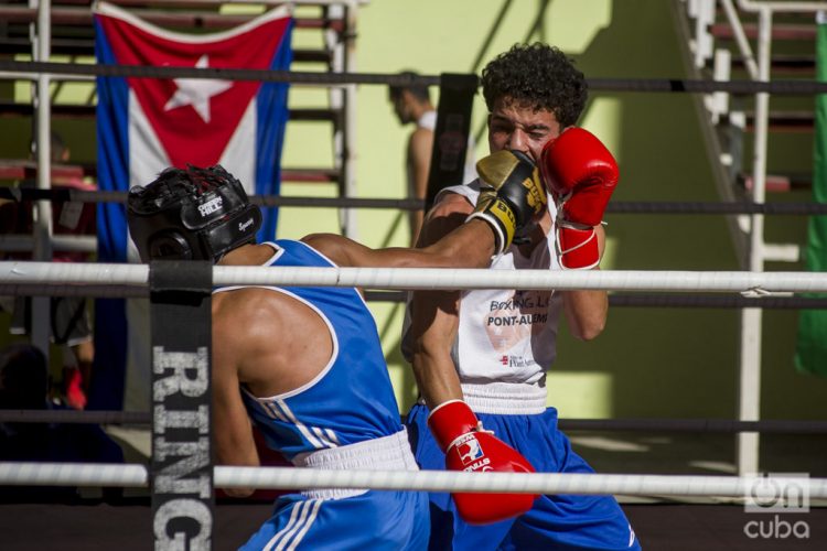 Imagen de archivo de un combate de boxeo. Foto: Otmaro Rodríguez / Archivo.