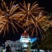Fuegos de artificios de la compañía Firework FX en la ciudad de Cienfuegos, en el occidente de Cuba. Foto: @fireworksfx