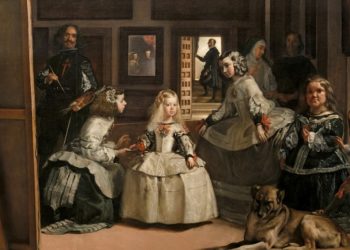 Las Meninas, de Velázquez (fragmento), una de las más importantes obras expuestas en el bicentenario museo madrileño.