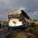 Ómnibus involucrado en un accidente masivo en la provincia de Ciego de Ávila, en el centro de Cuba, el 16 de diciembre de 2019. Foto: Karín Gómez / Facebook.