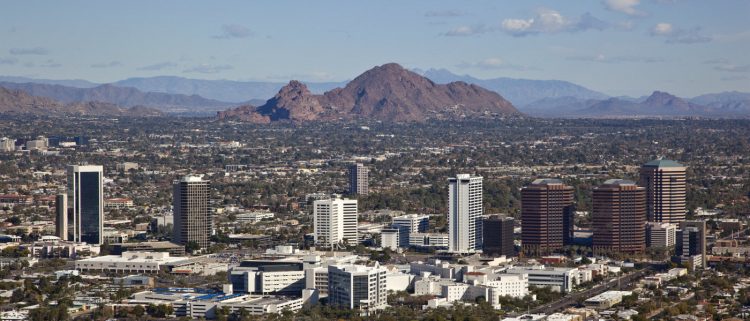 Phoenix, la capital de Arizona. Foto: AP.