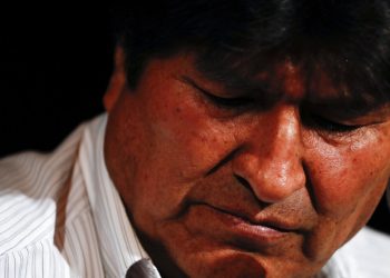 El expresidente de Bolivia, Evo Morales, en una conferencia de prensa en Buenos Aires, Argentina, el martes 17 de diciembre de 2019. Foto: Natacha Pisarenko / AP.