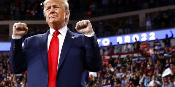 El presidente Donald Trump en un mitin de campaña, el martes 10 de diciembre de 2019, en Hershey, Pensilvania. Foto: Patrick Semansky / AP.