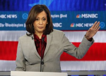 La senadora Kamala Harris. Foto: John Bazemore/AP.