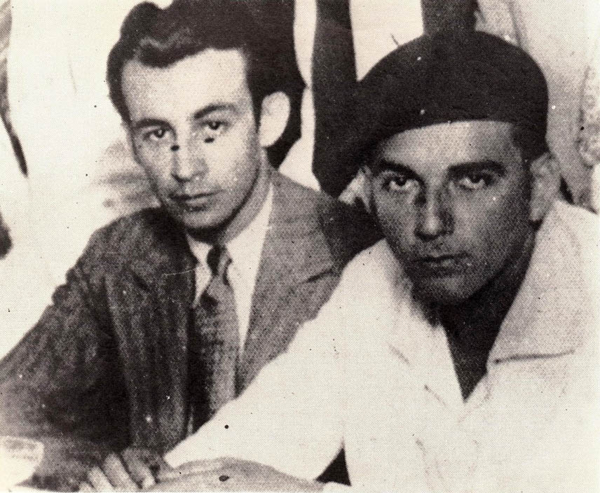 Pablo de la Torriente (d) junto a su amigo Raúl Roa. Foto: Cubahora / Archivo.