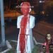 Imagen sin ubicación de busto de Martí vandalizado. Fue publicada en una página de Facebook llamada "Clandestinos".