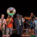 Cimafunk junto a músicos de Nueva Orleans en la apertura del Festival Jazz Plaza, en el Teatro Nacional de La Habana, el 14 de enero de 2020. Foto: Enrique Smith.