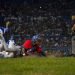 Primer juego de la semifinal de la Serie Nacional 59 entre los equipos de Camagüey e Industriales en el estadio Latinoamericano de La Habana, el 3 de diciembre de 2019. Foto: Otmaro Rodríguez.