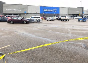 El Walmart de Forrest City, Arkansas, donde ocurrió una balacera el 10 de febrero del 2020. Foto: AP/Adrian Sainz
