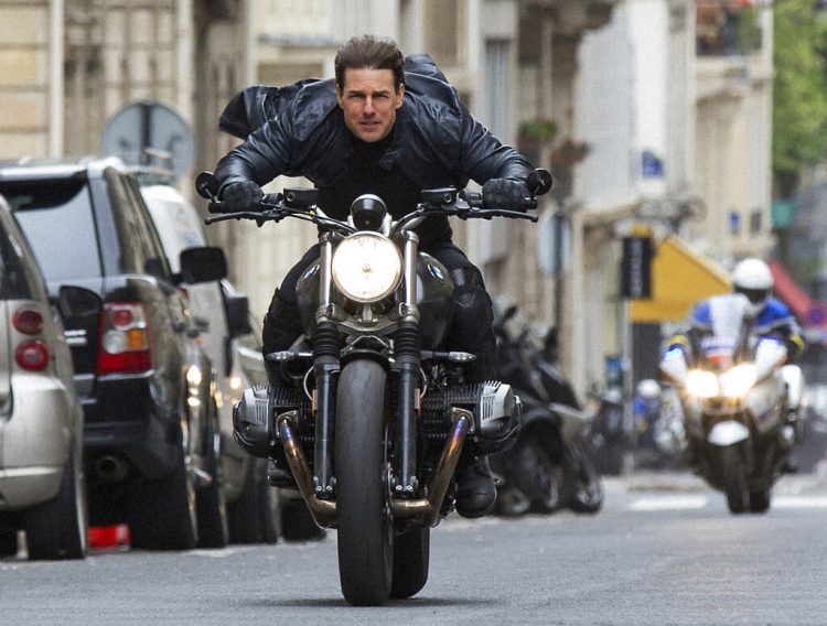 Tom Cruise en una escena del filme "Misión imposible 6". Foto: Chiabella James/Paramount Pictures y Skydance vía AP.