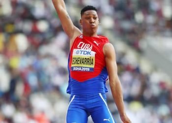 El camagüeyano Juan Miguel Echevarria. Foto: World Athletics.